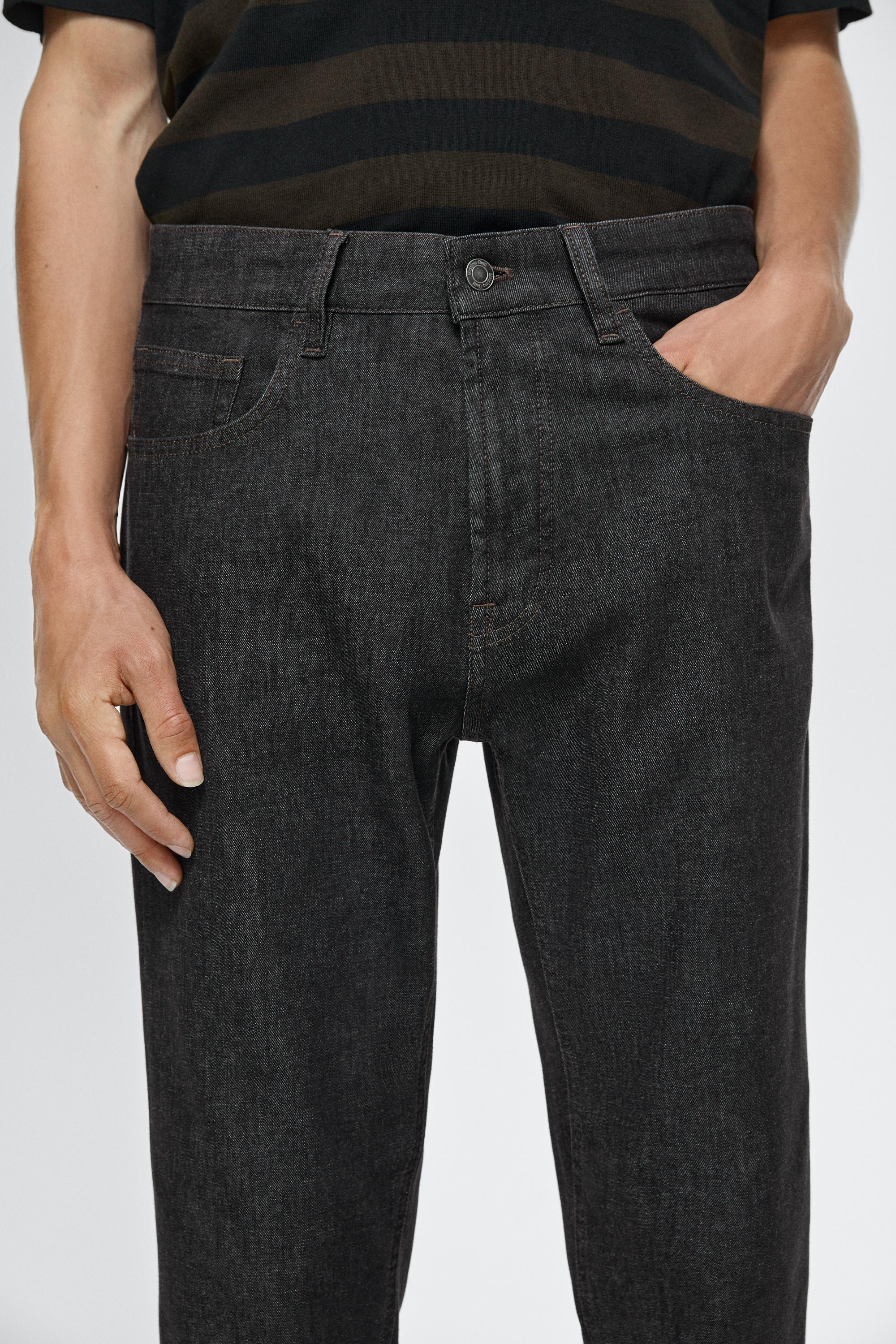 Jean tapered léger désencollé